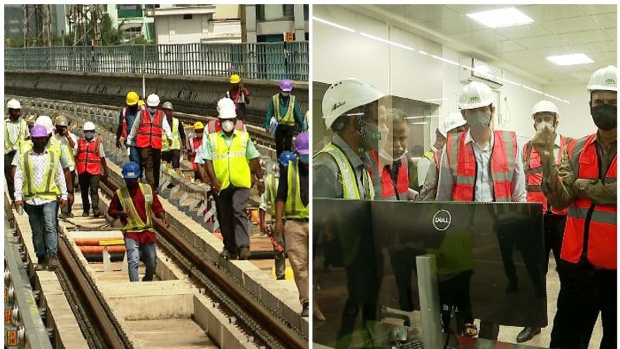 Kochi metro : കൊച്ചി മെട്രോ എസ്എന് ജംഗ്ഷന്വരെ, അവസാന ഘട്ട സുരക്ഷാ പരിശോധന തുടങ്ങി Kochi metro : കൊച്ചി മെട്രോ എസ്എന് ജംഗ്ഷന്വരെ, അവസാന ഘട്ട സുരക്ഷാ പരിശോധന തുടങ്ങി