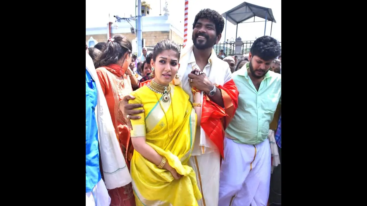 Nayanthara, Vignesh Shivan issue apology after receiving legal notice for wearing footwear at Tirupati temple