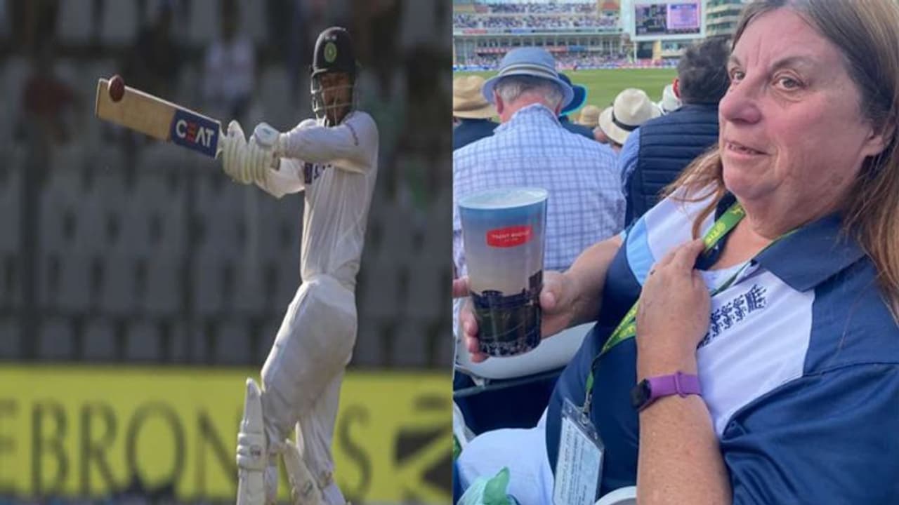 क्रिकेट मैच के दौरान बियर पी रही थी यह महिला तभी अचानक हुआ कुछ ऐसा कि रह गई भौंचक्की