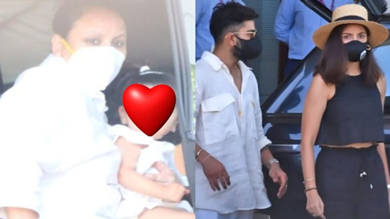 मम्मी पापा संग मालदीव्स से छुट्टी मना कर लौटी विराट अनुष्का की बेटी, कैमरे को देख वामिका ने यूं बनाया मुंह