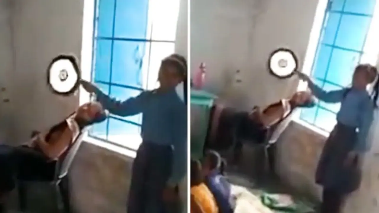 Watch: Bihar student fans sleeping teacher in class; Netizens express anger