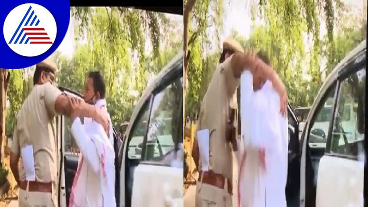 ಪೊಲೀಸರಿಂದ ತಪ್ಪಿಸಿಕೊಳ್ಳಲು ಯುವ ಕಾಂಗ್ರೆಸ್‌ ಅಧ್ಯಕ್ಷ ಯತ್ನ