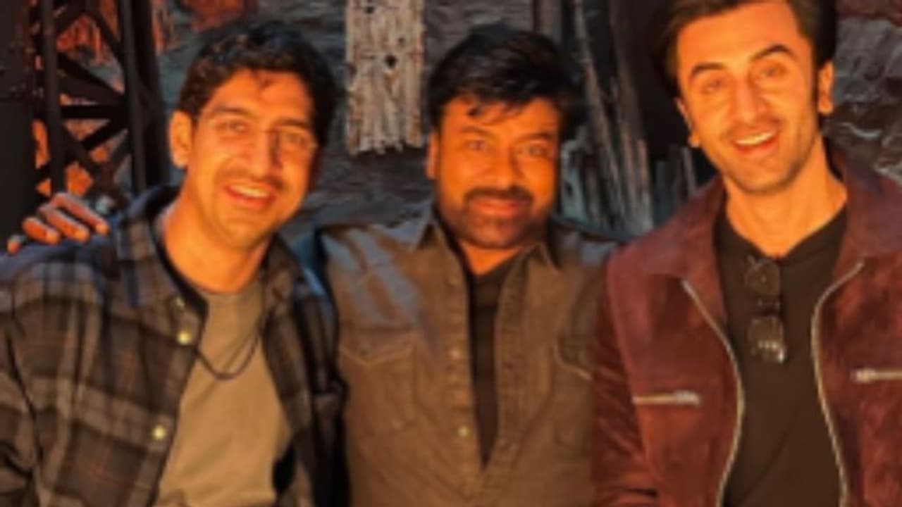 Brahmastra : രണ്‍ബിര്‍ കപൂറിന്റെ 'ബ്രഹ്‍മാസ്‍ത്ര'യ്‍ക്ക് ചിരഞ്‍ജീവിയുടെ ശബ്‍ദം വീഡിയോ