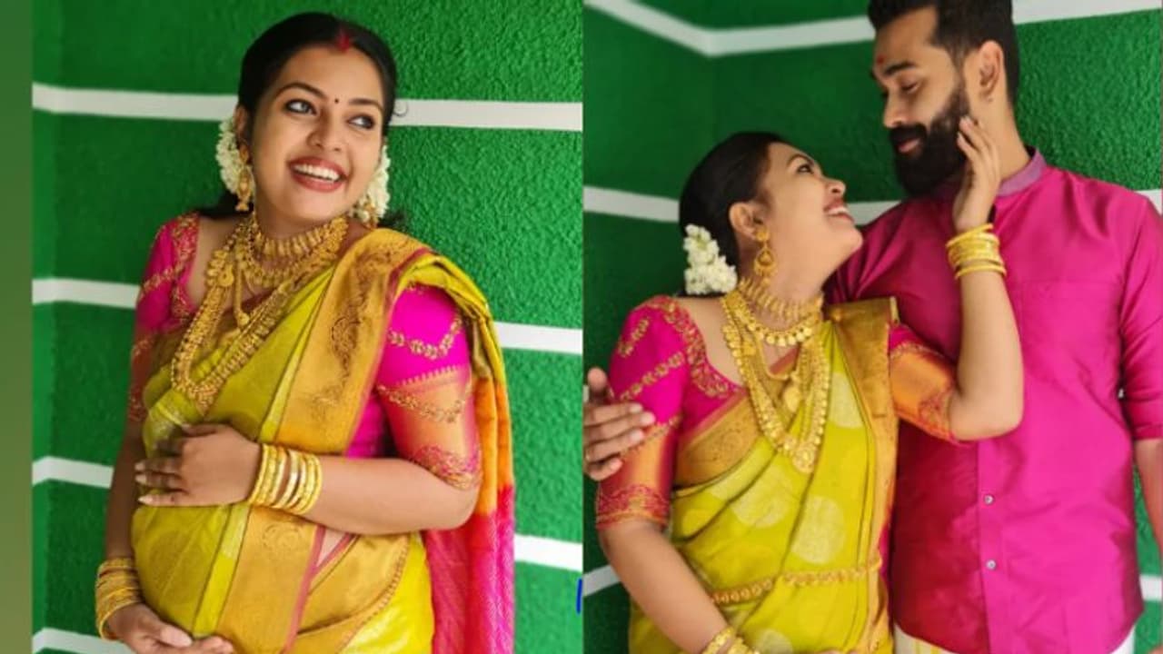 Mridhula Vijai : ഏഴാം മാസത്തിലെ സീമന്ത ചടങ്ങ് ആഘോഷമാക്കി മൃദുലയും യുവയും, വീഡിയോ