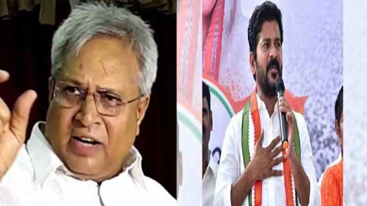 కేసీఆర్ హానీట్రాప్లో ఉండవల్లి అరుణ్ కుమార్:టీపీసీసీ చీఫ్ రేవంత్ రెడ్డి కేసీఆర్ హానీట్రాప్లో ఉండవల్లి అరుణ్ కుమార్:టీపీసీసీ చీఫ్ రేవంత్ రెడ్డి