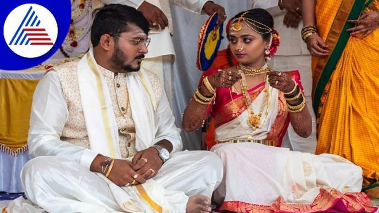 ವಧು ವರರಿಬ್ಬರಿಗೂ ತಾಳಿ ಮಾದರಿಯ ವಿವಾಹ ಮುದ್ರೆ: ವಿಶಿಷ್ಟ ಮದುವೆಗೆ ಸಾಕ್ಷಿಯಾದ ಗದಗ..!