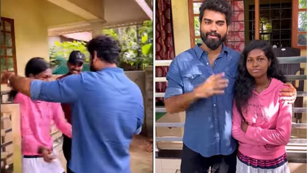 'ഇത് അമ്മുവാണ്' തന്റെ ആരാധികയെ കാണാനെത്തി റോബിൻ