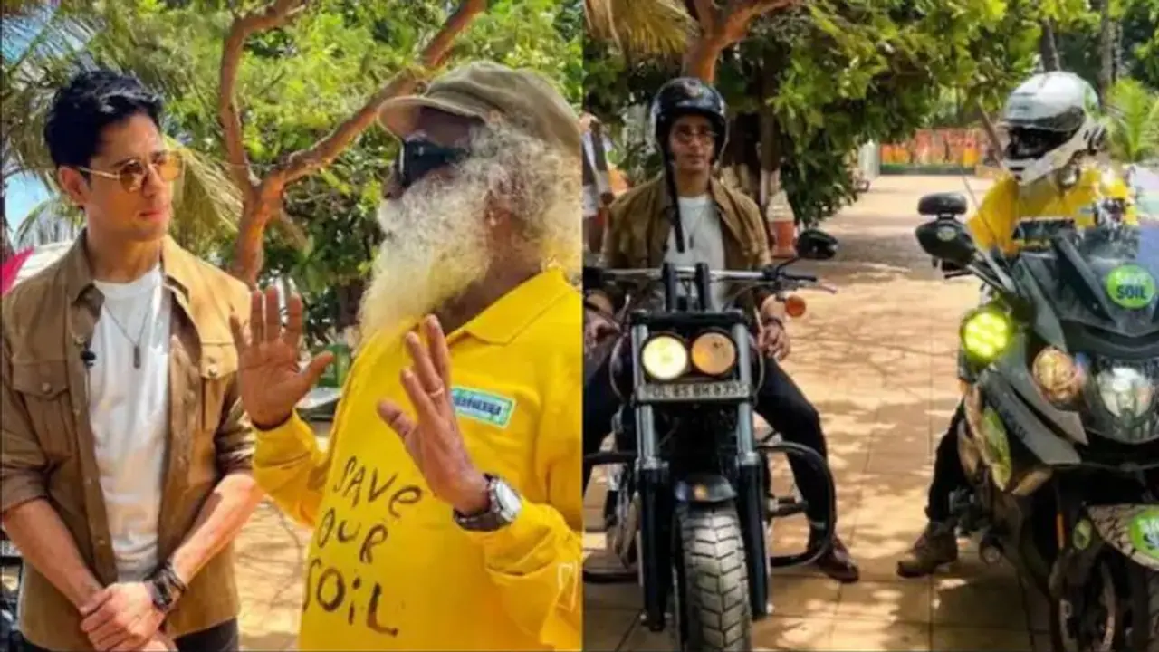 সদগুরু জগ্গি বাসুদেবের সাথে সাইকেল চালালেন সিদ্ধার্থ মালহোত্র সদগুরু জগ্গি বাসুদেবের সাথে সাইকেল চালালেন সিদ্ধার্থ মালহোত্র