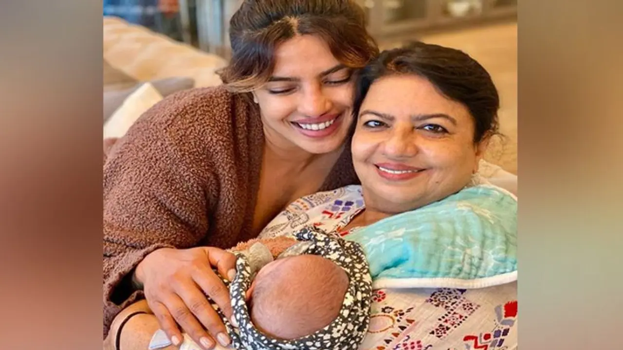 Priyanka Chopra shares glimpse of daughter on mom Madhu Chopra’s birthday