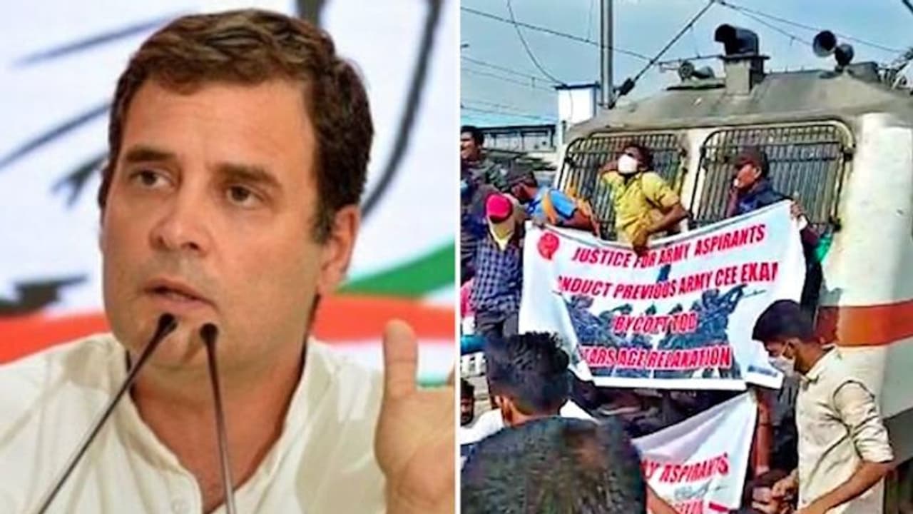 Agnipath : 'പ്രതിഷേധിക്കുന്ന യുവാക്കൾക്ക് മുന്നിലും മോദി മുട്ടുമടക്കും, കര്‍ഷക സമരത്തിലേത് പോലെ': രാഹുൽ