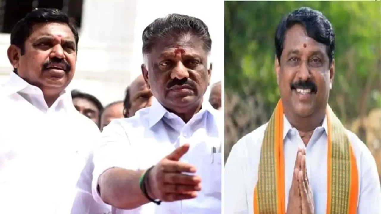 "எல்லாரும் ஒற்றுமையா இருக்கணும் !" பழைய 'அதிமுக' பாசத்தை காட்டிய நயினார் நாகேந்திரன் "எல்லாரும் ஒற்றுமையா இருக்கணும் !" பழைய 'அதிமுக' பாசத்தை காட்டிய நயினார் நாகேந்திரன்