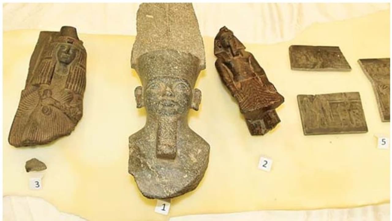 കുവൈത്തില്‍ പിടികൂടിയ അഞ്ച് പുരാവസ്തുക്കള്‍ ഈജിപ്തിന് തിരികെ നല്‍കി