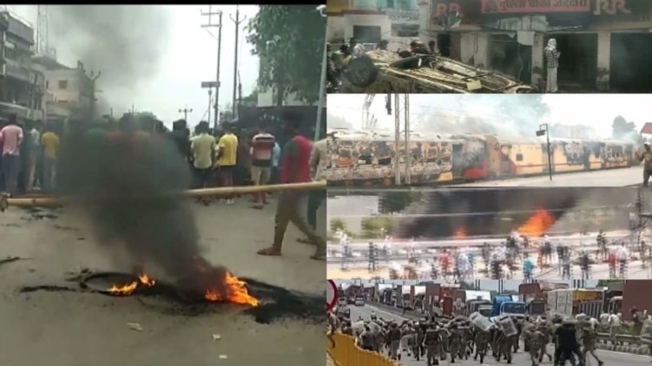 അഗ്നിപഥ് പദ്ധതിക്കെതിരായ പ്രക്ഷോഭം ശക്തമാകുന്നു; ബിഹാറിൽ ഇന്ന് ബന്ദ്, ഹരിയാനയിൽ നിരോധനാജ്ഞ