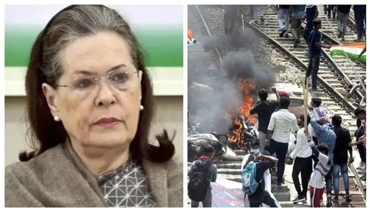 ಅಗ್ನಿಪಥ ದಿಕ್ಕಿಲ್ಲದ ಯೋಜನೆ, ಪ್ರತಿಭಟನಕಾರರಿಗೆ ಆಸ್ಪತ್ರೆಯಿಂದಲೇ ಬೆಂಬಲ ಸೂಚಿಸಿದ ಸೋನಿಯಾ ಗಾಂಧಿ!