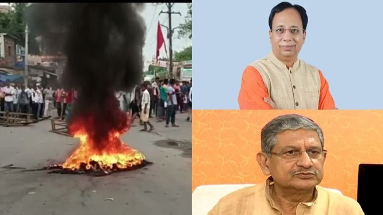 Agnipath : ബിഹാർ സംഘർഷങ്ങളെ ചൊല്ലി ബി‍ജെപിയും ജെഡിയുവും നേ‍ർക്കുനേർ, സർക്കാർ സമരക്കാർക്കൊപ്പമെന്ന് ബിജെപി