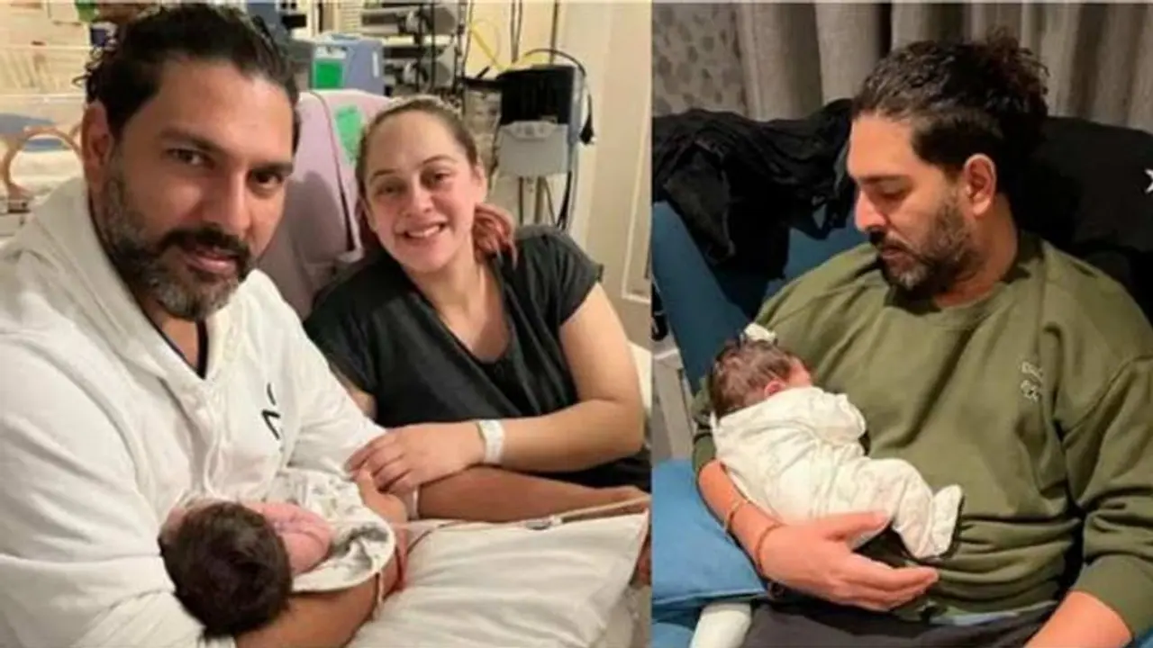 ఫాదర్స్ డేన కొడుకుకి పరిచయం చేసిన యువరాజ్ సింగ్... భార్య హాజెల్ కీచ్ పేరును జోడించి.. ఫాదర్స్ డేన కొడుకుకి పరిచయం చేసిన యువరాజ్ సింగ్... భార్య హాజెల్ కీచ్ పేరును జోడించి..