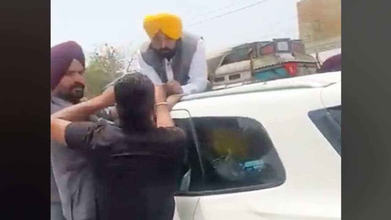 Watch: Punjab CM Bhagwant Mann halts convoy to listen to 'Agnipath' protester