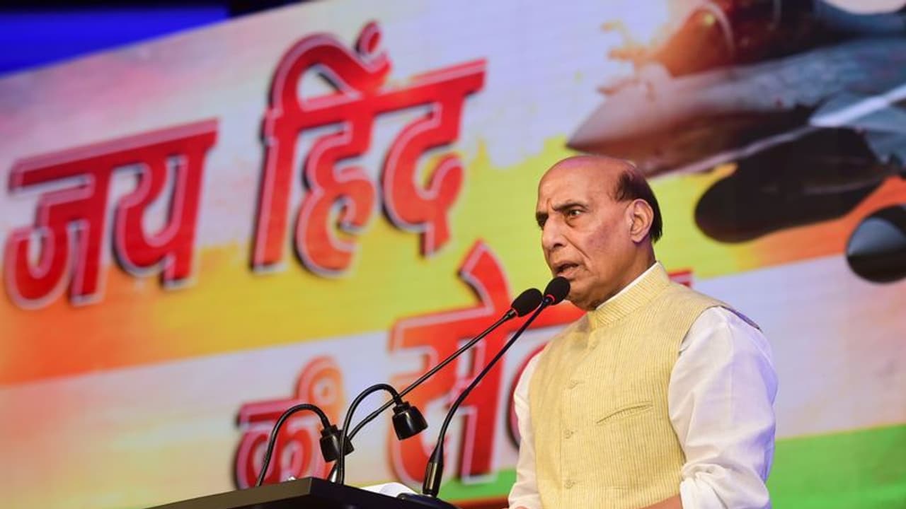Agnipath scheme: Amid protests, Rajnath Singh meets chiefs of Army, Navy and IAF