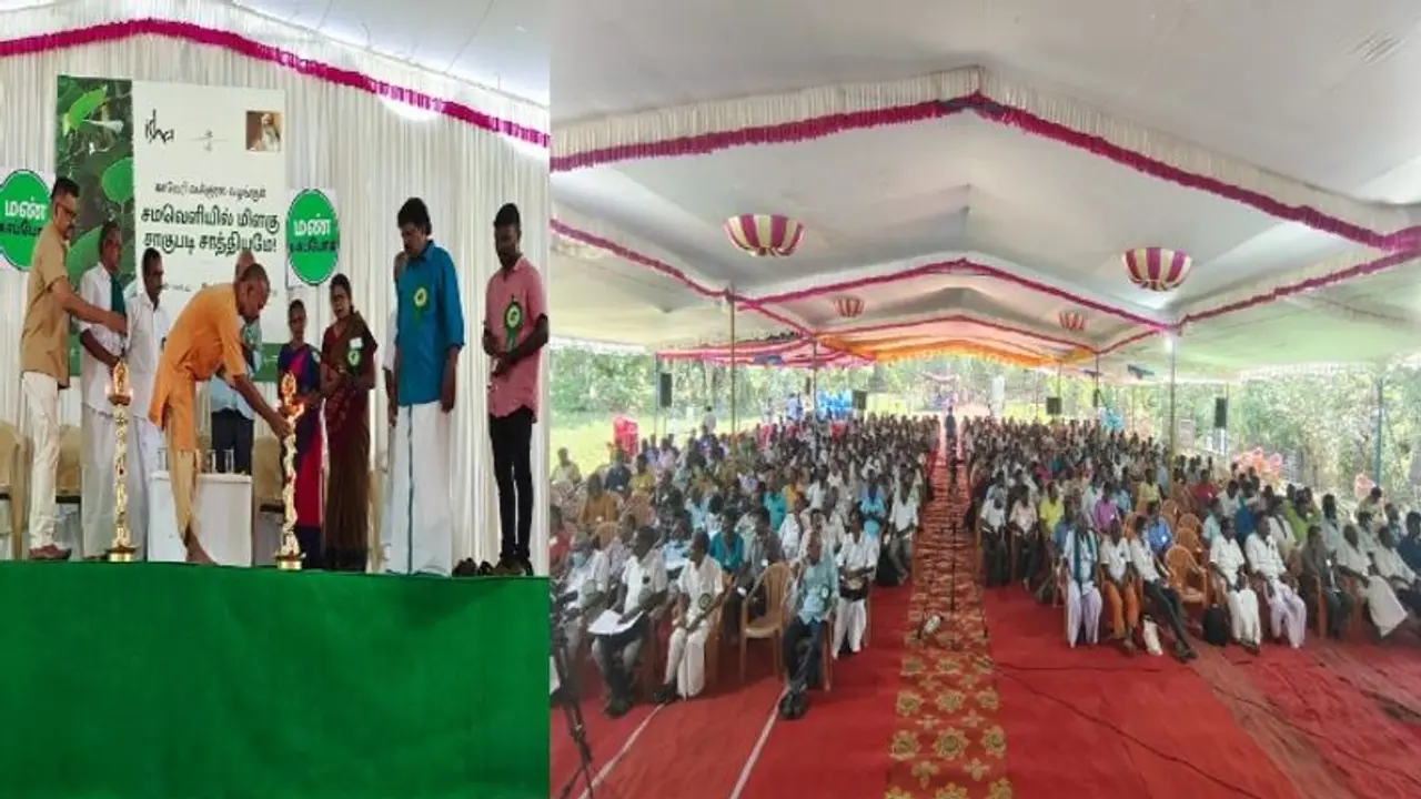 சமவெளியில் மிளகு சாத்தியம் என்பதை தமிழகம் முழுவதும் எடுத்துச் செல்லும் ஈஷா