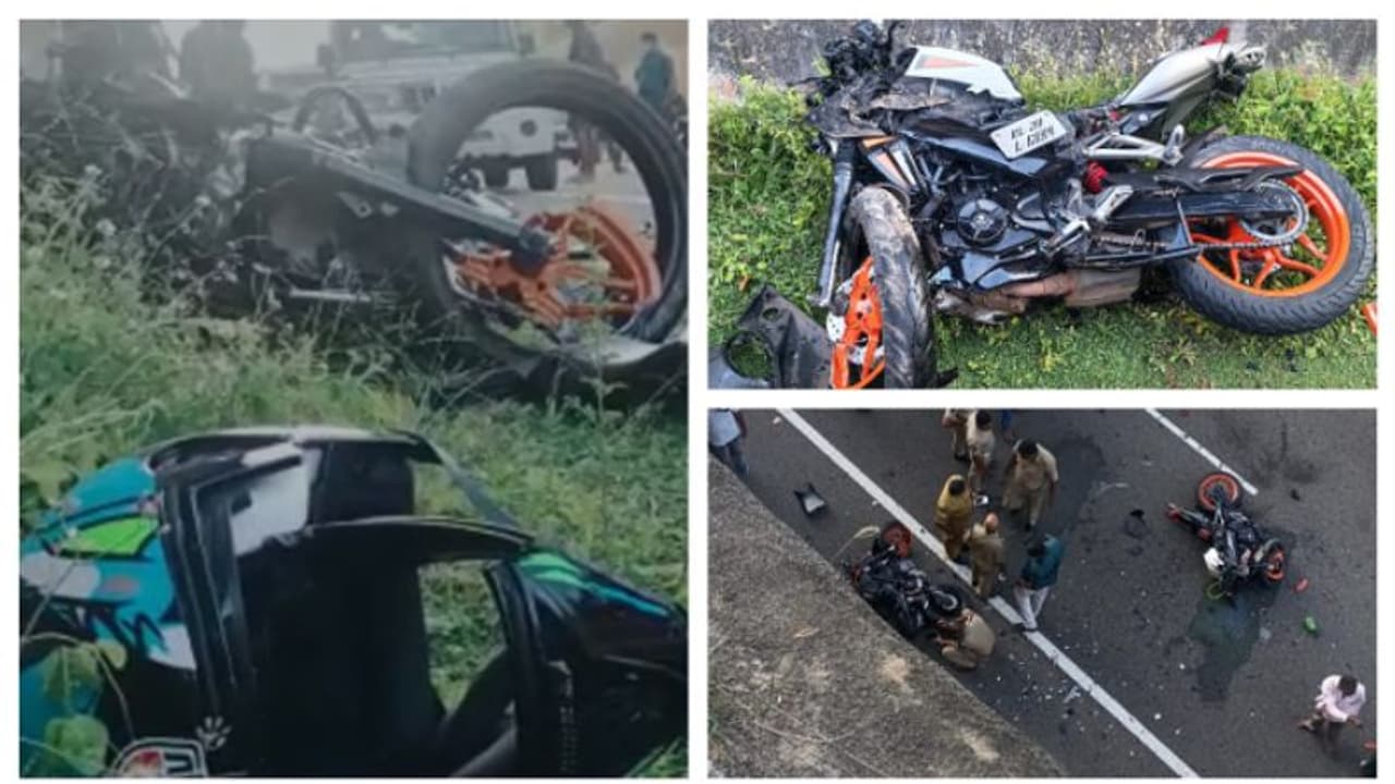 വിഴിഞ്ഞം ബൈപ്പാസിൽ മത്സരയോട്ടത്തിൽ ബൈക്കുകൾ ഇടിച്ച് രണ്ട് യുവാക്കൾ മരിച്ചു വിഴിഞ്ഞം ബൈപ്പാസിൽ മത്സരയോട്ടത്തിൽ ബൈക്കുകൾ ഇടിച്ച് രണ്ട് യുവാക്കൾ മരിച്ചു