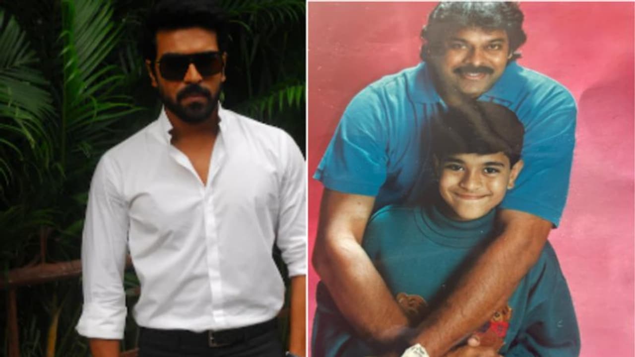 Father's day : ഫാദേഴ്‍സ് ഡേയില്‍ അപൂര്‍വ ഫോട്ടോയുമായി രാം ചരണ്‍