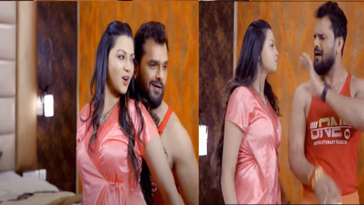 खेसारी लाल यादव को बेडरूम में देखकर बेकाबू हुईं रक्षा गुप्ता, रोमांटिक सीन देखकर फैंस भी हुए खुश खेसारी लाल यादव को बेडरूम में देखकर बेकाबू हुईं रक्षा गुप्ता, रोमांटिक सीन देखकर फैंस भी हुए खुश