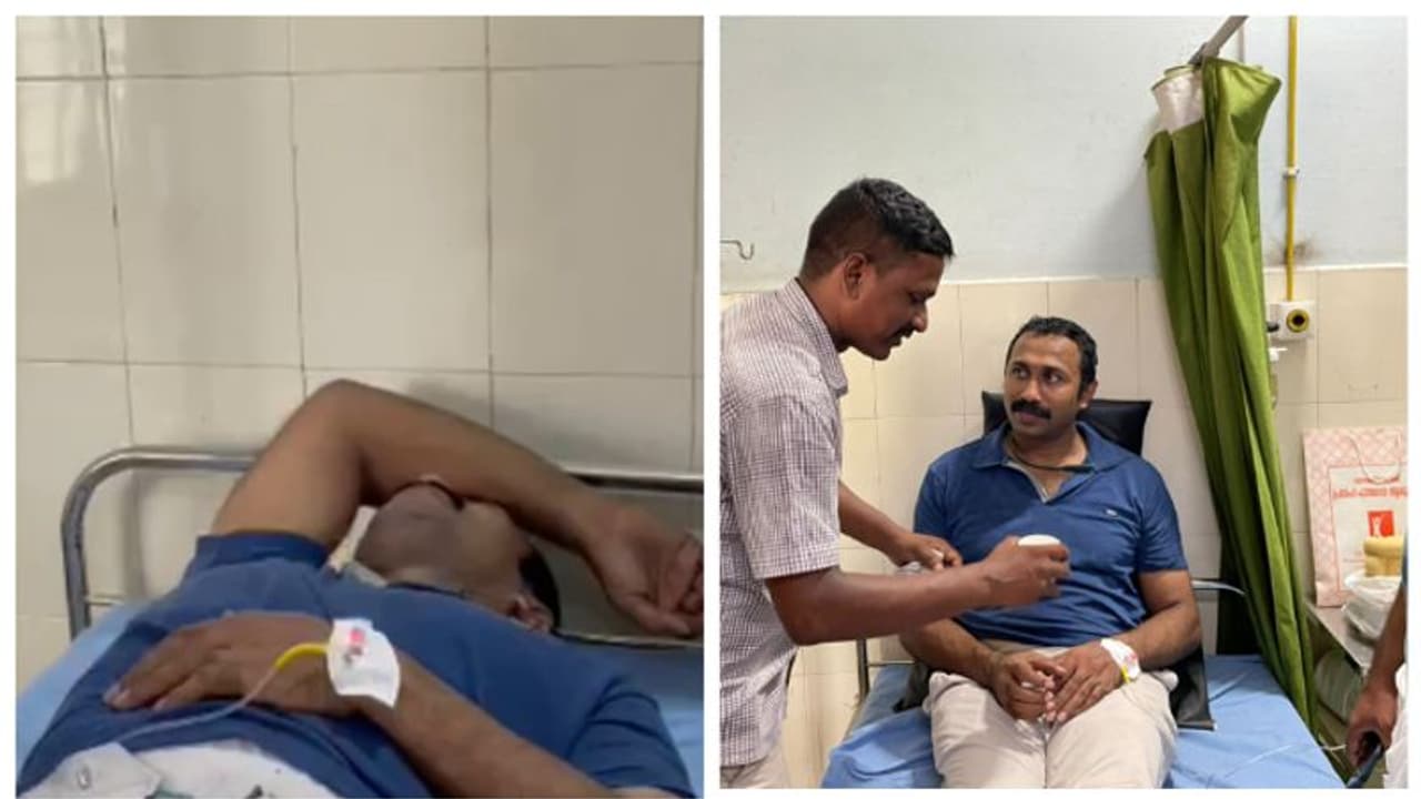 കഞ്ചാവ് സംഘത്തിന്റെ ആക്രമണം, തൃശൂരിൽ പൊലീസുകാരന് പരിക്ക് കഞ്ചാവ് സംഘത്തിന്റെ ആക്രമണം, തൃശൂരിൽ പൊലീസുകാരന് പരിക്ക്