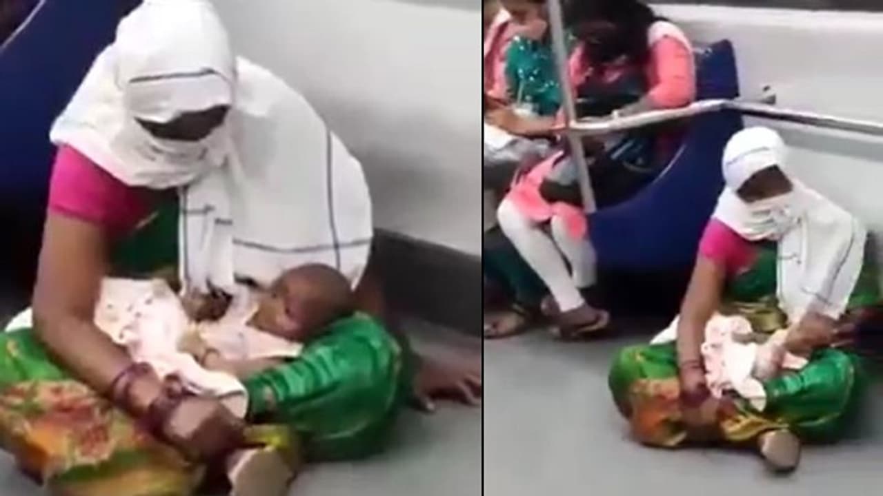 'ആരും സീറ്റ് നല്‍കിയില്ല?'; വിവാദമായി മെട്രോ യാത്രക്കാരിയുടെ വീഡിയോ