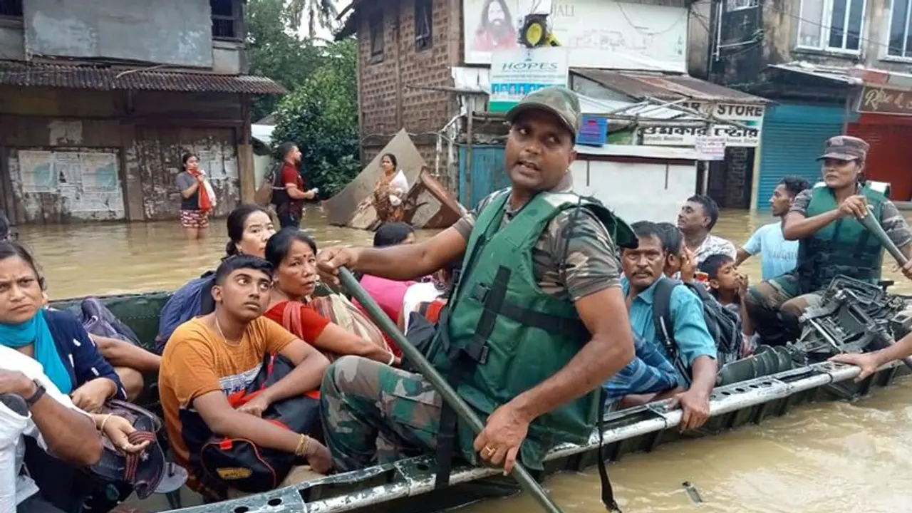 Assam Floods: Situation remains grim, death toll rises to 82, NDRF team to rescue