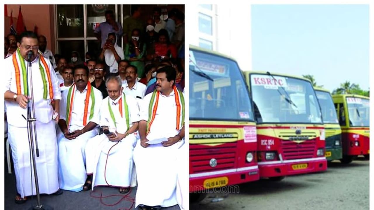 KSRTC ശമ്പള പ്രതിസന്ധി; 'മോദിയെ വെല്ലുന്ന തൊഴിലാളി വിരുദ്ധനാണ് പിണറായി' :എം എം ഹസ്സന് KSRTC ശമ്പള പ്രതിസന്ധി; 'മോദിയെ വെല്ലുന്ന തൊഴിലാളി വിരുദ്ധനാണ് പിണറായി' :എം എം ഹസ്സന്