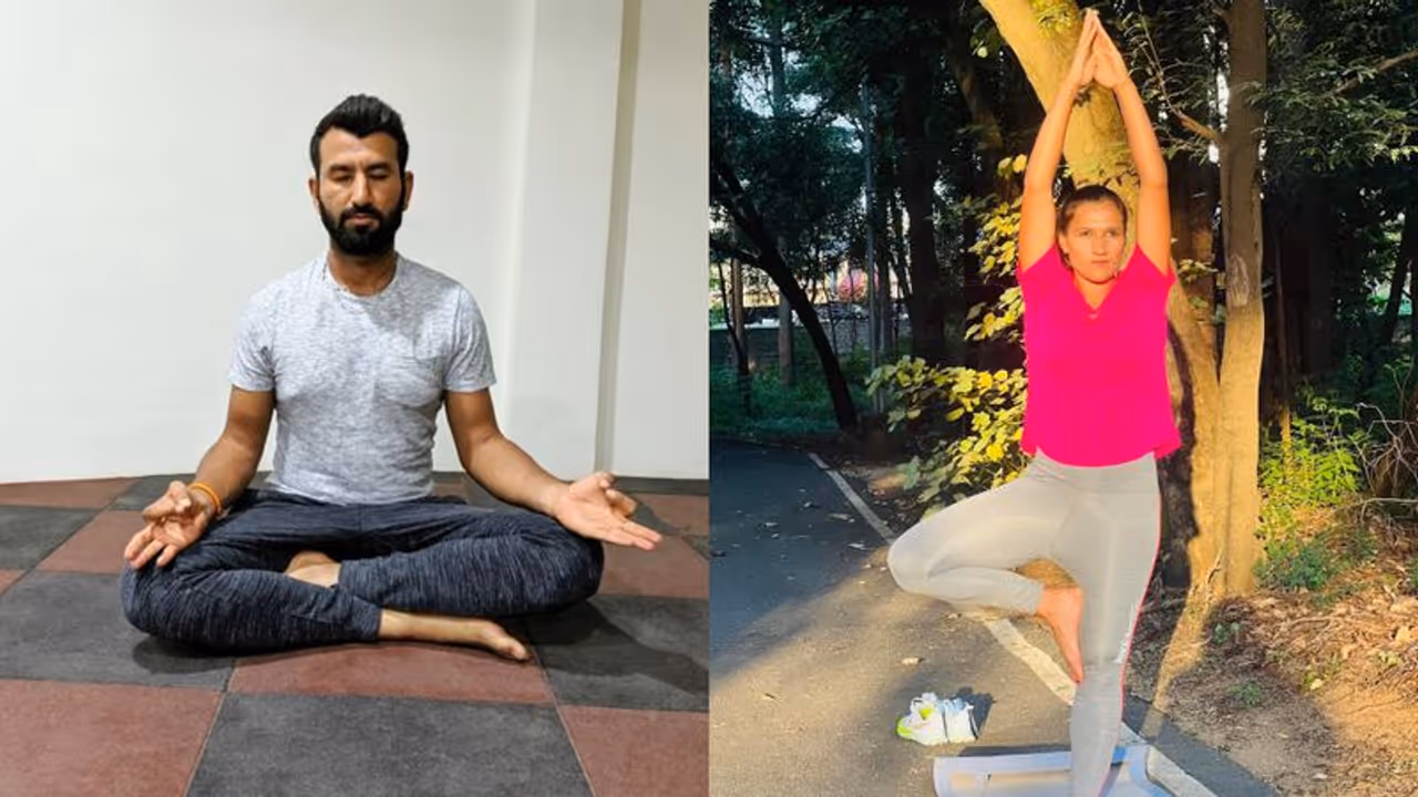 Yoga Day 2022: ಉತ್ಸಾಹದಿಂದ ಯೋಗ ದಿನಾಚರಣೆಯನ್ನು ಆಚರಿಸಿದ ಕ್ರೀಡಾತಾರೆಯರು Yoga Day 2022: ಉತ್ಸಾಹದಿಂದ ಯೋಗ ದಿನಾಚರಣೆಯನ್ನು ಆಚರಿಸಿದ ಕ್ರೀಡಾತಾರೆಯರು