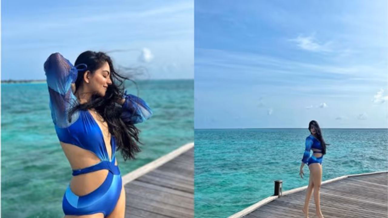 Ahana Krishna : മാലദ്വീപില്‍ നിന്ന് സ്വിം സ്യൂട്ട് ഫോട്ടോഷൂട്ടുമായി അഹാന കൃഷ്‍ണ