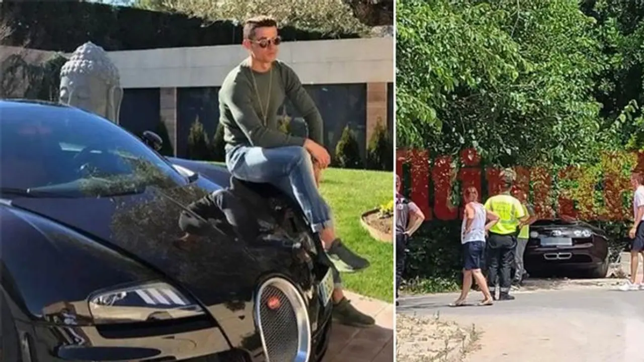 ക്രിസ്റ്റ്യാനോ റൊണാള്‍ഡോയുടെ സൂപ്പര്‍ കാര്‍ അപകടത്തില്‍പ്പെട്ടു; പൊലീസ് അന്വേഷണം ആരംഭിച്ചു