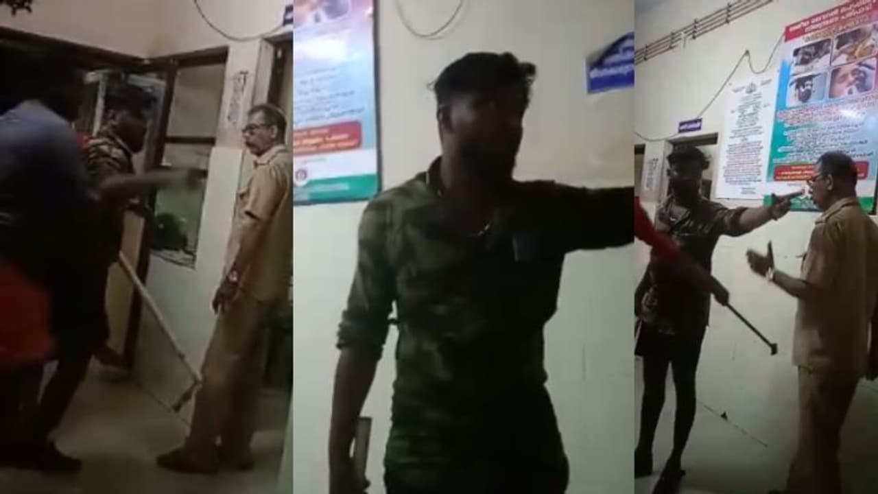 നീണ്ടകര താലൂക്കാശുപത്രിയിലെ നഴ്സിനേയും ഡോക്ടറേയും യുവാക്കൾ കമ്പിവടി കൊണ്ട് തല്ലി നീണ്ടകര താലൂക്കാശുപത്രിയിലെ നഴ്സിനേയും ഡോക്ടറേയും യുവാക്കൾ കമ്പിവടി കൊണ്ട് തല്ലി