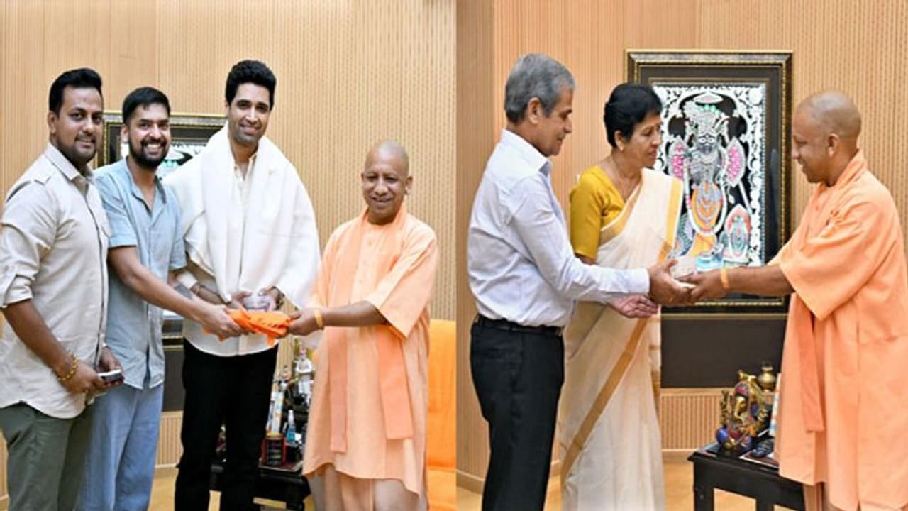 फिल्म 'मेजर' की टीम से मिले सीएम योगी, मुंबई हमले में आतंकवादियों से मुठभेड़ के दौरान शहीद हुए थे मेजर संदीप फिल्म 'मेजर' की टीम से मिले सीएम योगी, मुंबई हमले में आतंकवादियों से मुठभेड़ के दौरान शहीद हुए थे मेजर संदीप