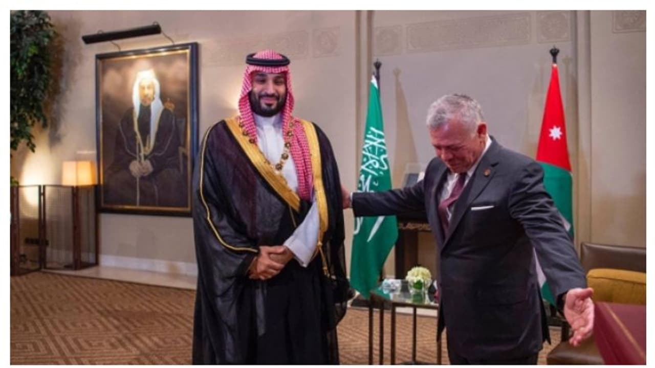  സൗദി കിരീടാവകാശി മുഹമ്മദ് ബിന്‍ സല്‍മാന് ജോര്‍ദാനില്‍ ഏറ്റവും ഉയര്‍ന്ന സിവിലിയന്‍ ബഹുമതി