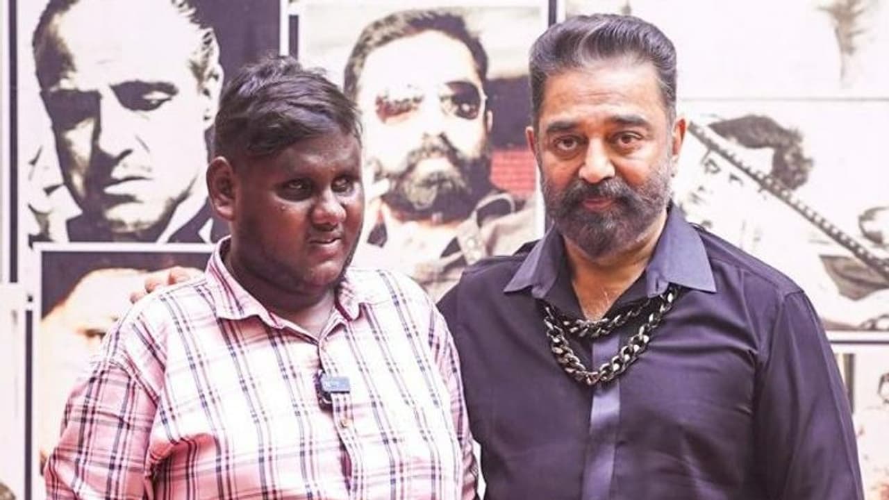 பத்தல பத்தல பாடலை டிட்டோவாக பாடிய திருமூர்த்தி..நேரில் வாழ்த்திய கமல்!