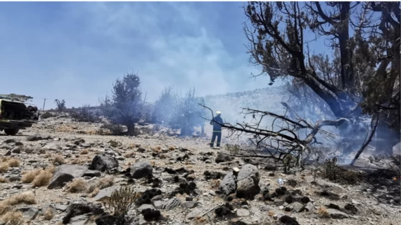 ഒമാനിൽ ഇബ്രി വിലായത്തില് തീപിടുത്തം; ആളപായമില്ലെന്ന് സിവില് ഡിഫന്സ് ഒമാനിൽ ഇബ്രി വിലായത്തില് തീപിടുത്തം; ആളപായമില്ലെന്ന് സിവില് ഡിഫന്സ്