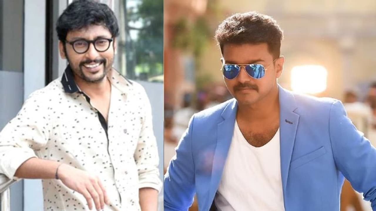 RJ Balaji : ஆர்.ஜே.பாலாஜி சொன்ன பான் இந்தியா கதை... டபுள் ஓகே சொன்ன விஜய் ஆனா அதுல ஒரு டுவிஸ்ட் இருக்கு! RJ Balaji : ஆர்.ஜே.பாலாஜி சொன்ன பான் இந்தியா கதை... டபுள் ஓகே சொன்ன விஜய் ஆனா அதுல ஒரு டுவிஸ்ட் இருக்கு!