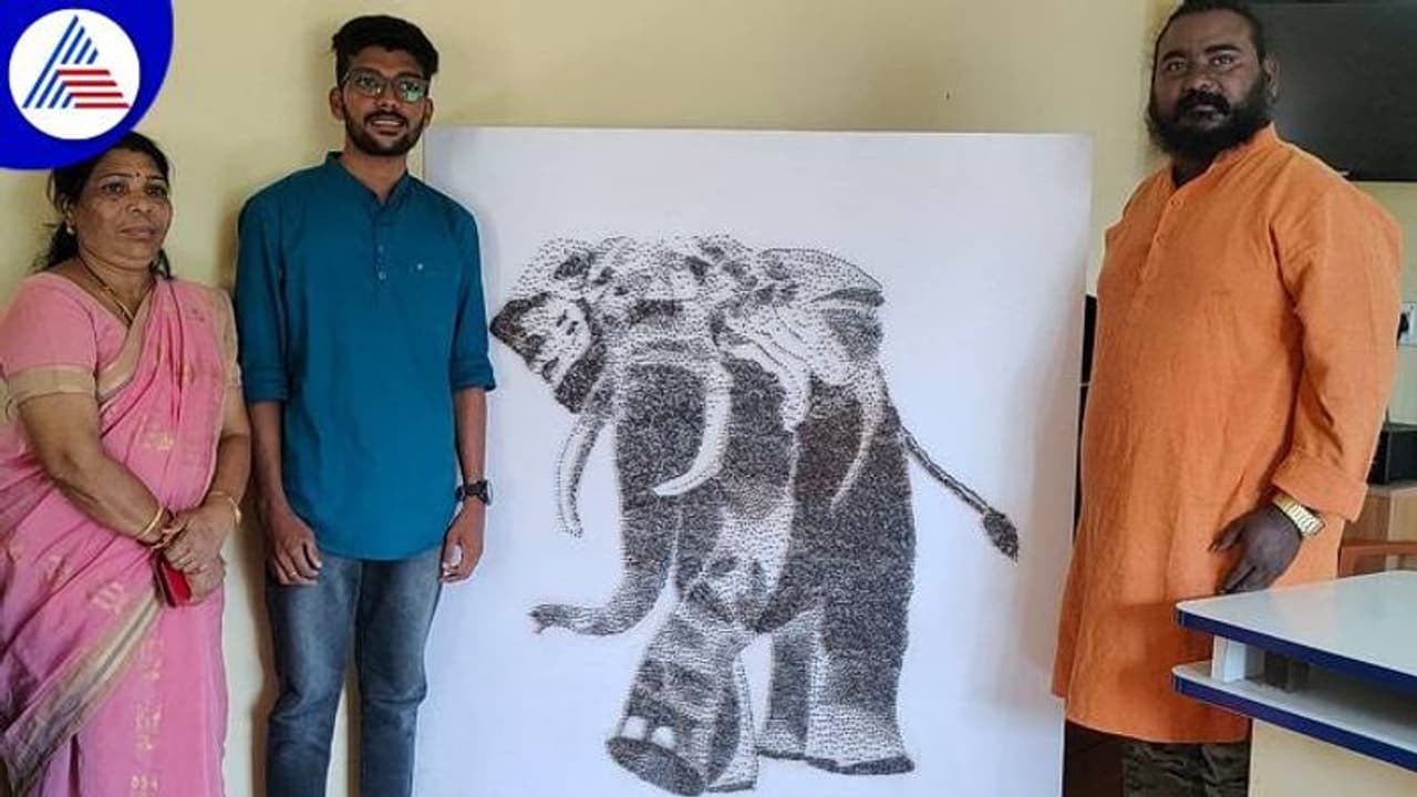 ಉಡುಪಿ: ಮೊಳೆಗಳನ್ನು ಬಳಸಿ ಇಂಡಿಯಾ ಬುಕ್ ಆಫ್ ರೆಕಾರ್ಡ್ಸ್‌ನಲ್ಲಿ ಸ್ಥಾನ ಪಡೆದ ಶಶಾಂಕ್..!