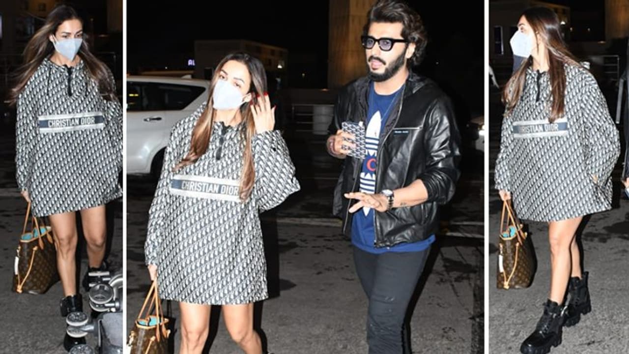 अर्जुन कपूर के साथ मलाइका अरोड़ा को ऐसी ड्रेस में देख लोगों ने उड़ाया मजाक, बोले लगता है नीचे का पहनना भूल गई