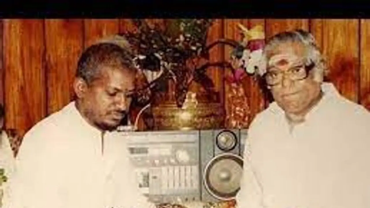 எம்.எஸ்.விஸ்வநாதனும் இளையராஜாவும் இணைந்த 'மெல்ல திறந்து கதவு' உருவான கதை ! எம்.எஸ்.விஸ்வநாதனும் இளையராஜாவும் இணைந்த 'மெல்ல திறந்து கதவு' உருவான கதை !