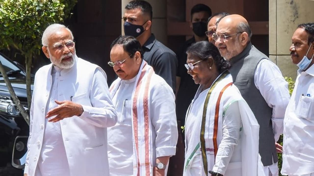 Presidential Election Live: രാഷ്ട്രപതി തെരഞ്ഞെടുപ്പിൻ്റെ രണ്ടാം റൗണ്ടിലും വൻലീഡുമായി ദ്രൗപദി മുര്‍മു 