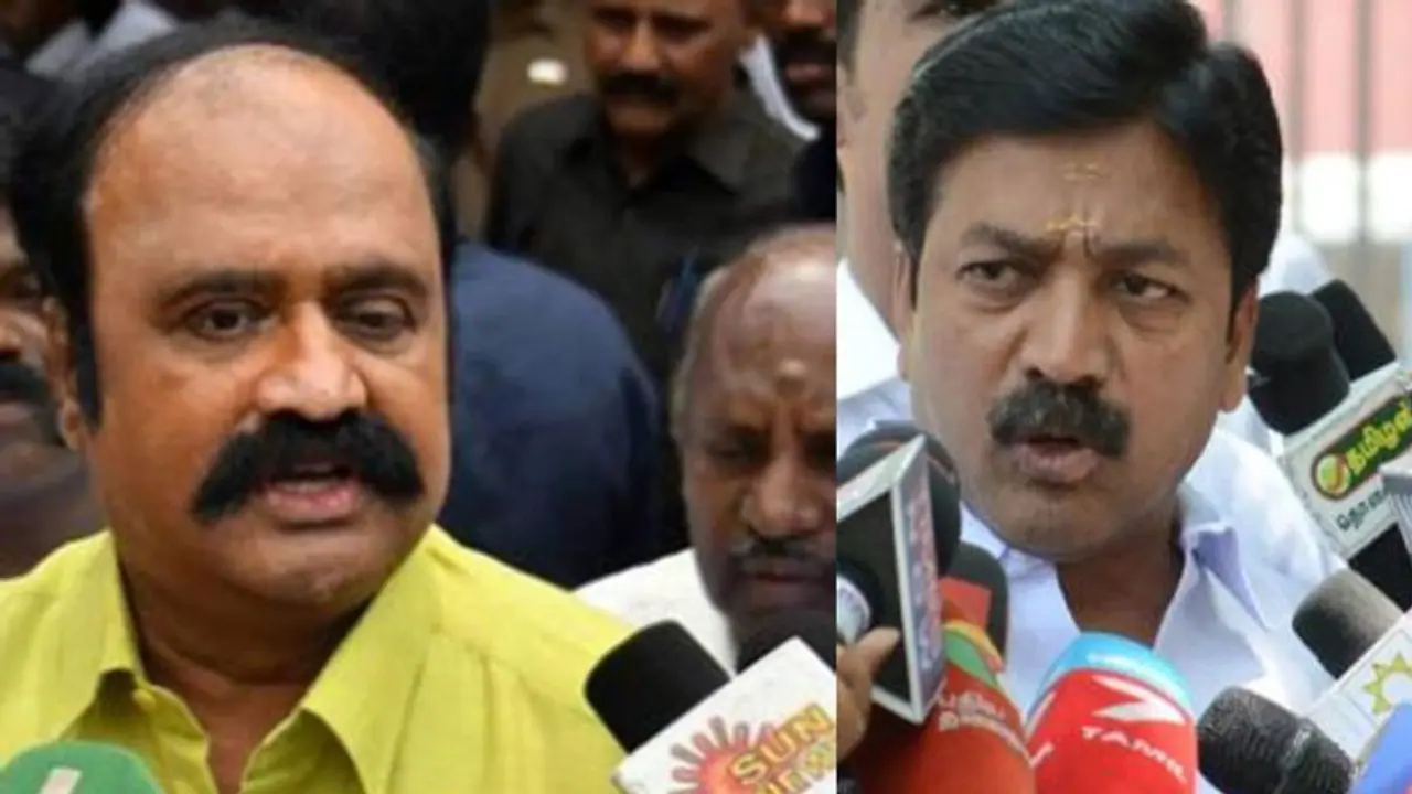 பாயிண்டை பிடித்த புகழேந்தி.. சி.வி.சண்முகத்தின் அடி மடியிலேயே கை வைத்ததால் அதிர்ச்சி..! பாயிண்டை பிடித்த புகழேந்தி.. சி.வி.சண்முகத்தின் அடி மடியிலேயே கை வைத்ததால் அதிர்ச்சி..!