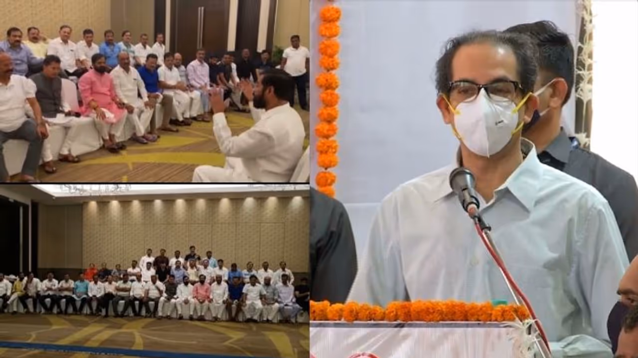 ശിവസേന പിള‍ര്‍ത്താൻ വിമതവിഭാഗം, വിമതരെ തളര്‍ത്താൻ ഉദ്ധവ് താക്കറെ 