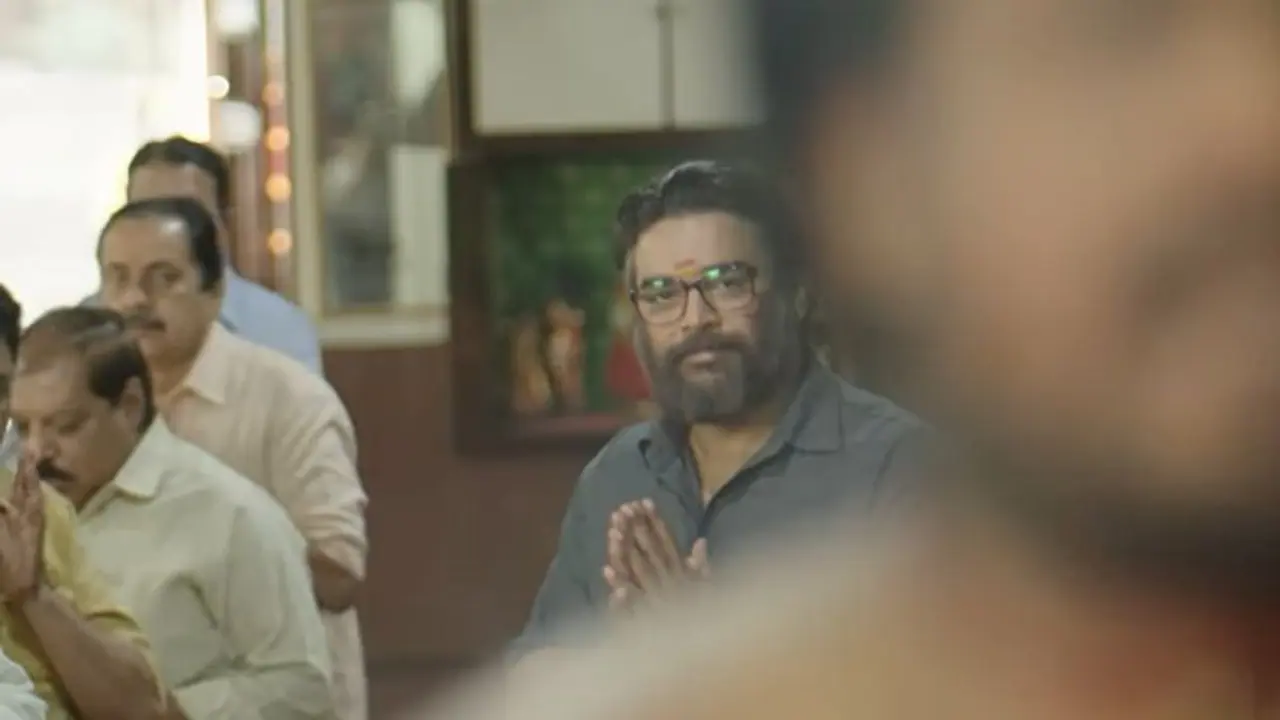 'ശ്രീ വെങ്കിടേശ്വര സുപ്രഭാതം', തൊഴുകൈയ്യോടെ മാധവൻ; 'റോക്കട്രി'യിലെ പാട്ടിന്റെ ടീസർ ഇറങ്ങി