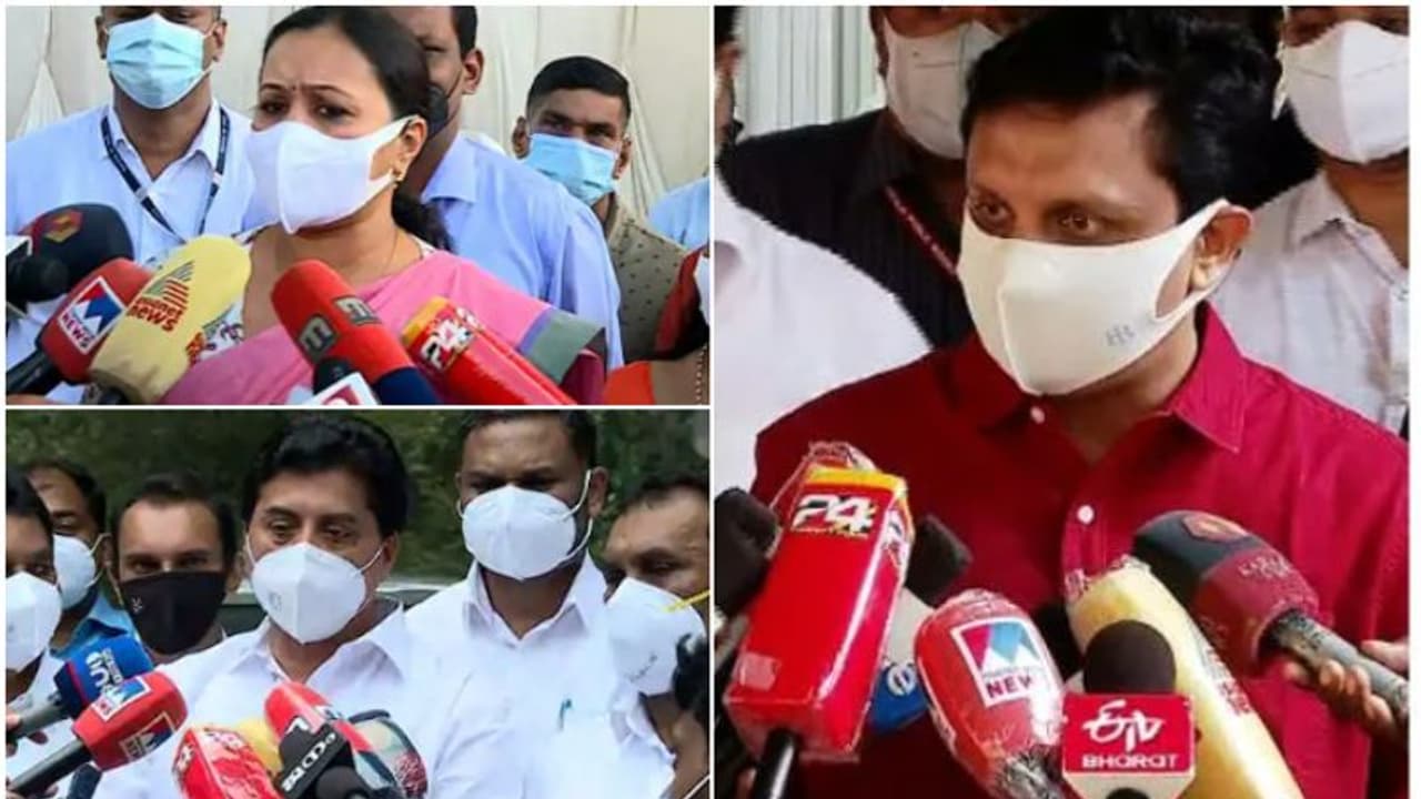 പ്രതിഷേധം മന്ത്രിമാർക്കെതിരെയും; വീണക്കും റോഷിക്കും പിന്നാലെ റിയാസിനും കരിങ്കൊടി, മഹിളാ പ്രവർത്തക കസ്റ്റഡിയിൽ പ്രതിഷേധം മന്ത്രിമാർക്കെതിരെയും; വീണക്കും റോഷിക്കും പിന്നാലെ റിയാസിനും കരിങ്കൊടി, മഹിളാ പ്രവർത്തക കസ്റ്റഡിയിൽ