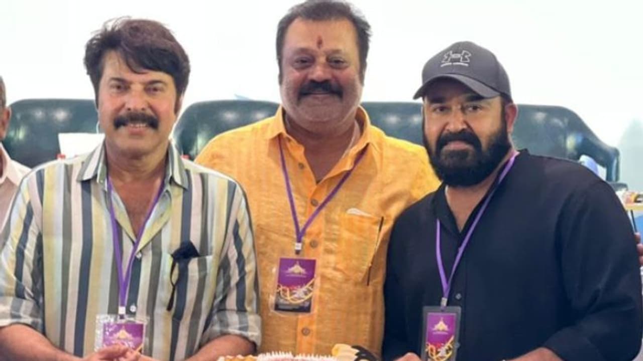  മലയാളത്തിന്റെ താരരാജാക്കന്മാർ ഒരു ഫ്രെയിമിൽ; അപൂര്‍വ്വ നിമിഷമെന്ന് ആരാധകര്‍