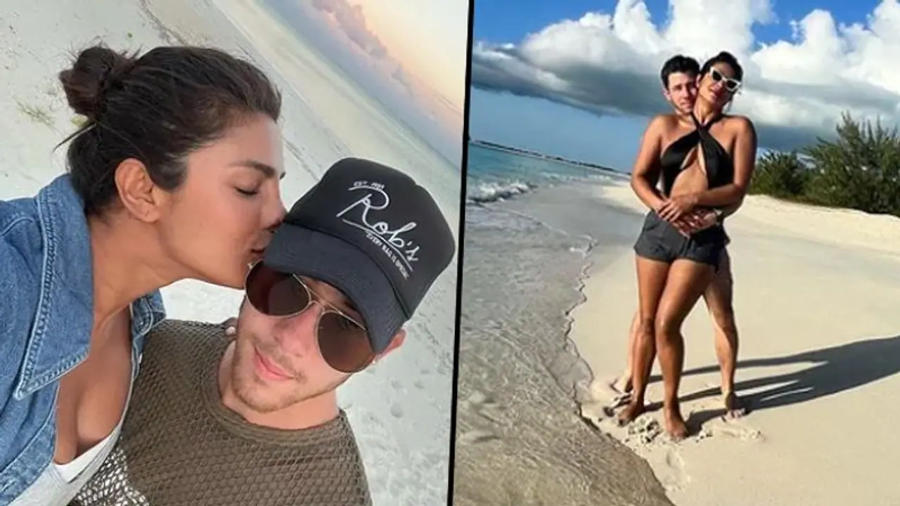 Priyanka Chopra, Nick Jonas enjoy beach holiday; couple at Turks and Caicos Islands Priyanka Chopra, Nick Jonas enjoy beach holiday; couple at Turks and Caicos Islands