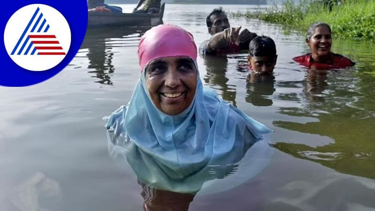 ಕೈಗಳನ್ನು ಕಟ್ಟಿ ಪೆರಿಯರ್‌ ನದಿಯುದ್ದಕ್ಕೂ ಈಜಿ ಜೈಸಿದ 70ರ ಅಜ್ಜಿ